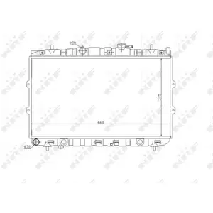 NRF 53819 Radiateur, refroidissement du moteur pas cher