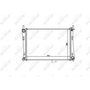 Comparateur de prix : NRF B.V. Radiateur moteur pour FORD: Fiesta (Ref: 53740)