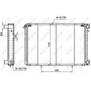Radiateur Renault Nrf 58153Vendu parnorauto