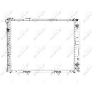NRF B.V. Radiateur moteur pour MERCEDES-BENZ: Classe E (Ref: 58156) pas cher