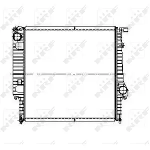 NRF B.V. Radiateur moteur pour BMW: Série 3 (Ref: 509626) pas cher