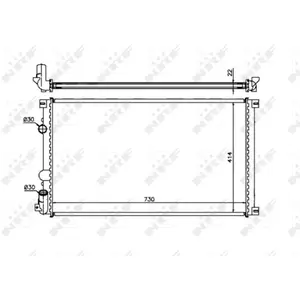 NRF 58321 Radiateur, refroidissement du moteur pas cher