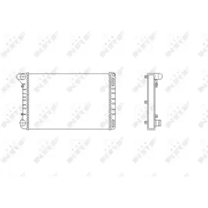 NRF B.V. Radiateur moteur pour FIAT: Punto (Ref: 53665) pas cher