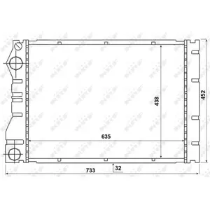 Comparateur de prix : NRF B.V. Radiateur moteur pour RENAULT: Espace, Avantime (Ref: 53975)