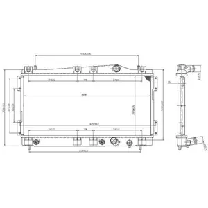 NRF 53955 Radiateur, refroidissement du moteur pas cher