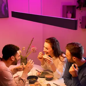 Comparateur de prix : Philips Lighting Hue White & Color Ambiance suspension Ensis, Noir