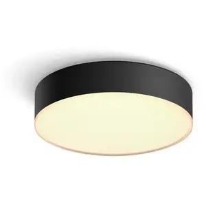 Comparateur de prix : Philips Hue White Ambiance Plafonnier Enrave Small noir