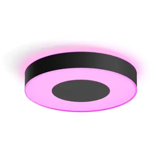 Comparateur de prix : Philips Hue White and Color Ambiance Plafonnier Infuse Large, Noir