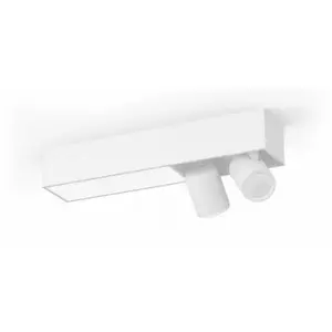 Comparateur de prix : Philips Hue White and Color Ambiance Centris 2 Spots - Blanc, compatible Bluetooth