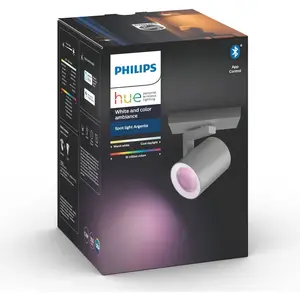 Applique led rgbw philips hue white color argenta 6w aluminium pas cher