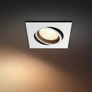 Downlight led carré rgbw philips hue white color centura 6w blancVendu parluminaire