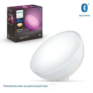 Comparateur de prix : PHILIPS Hue Go Lampe de table sans fil, LED, avec RVBB, 8718696173992,