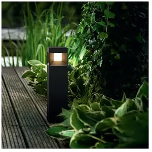 Comparateur de prix : Philips myGarden Borne lumineuse LED Parterre 1x8 W Noir 1649347P0