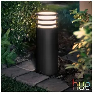 Comparateur de prix : Philips Hue White Lucca Borne lumineuse sur socle, E27, 8718696166055,