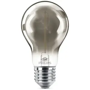 Comparateur de prix : Philips ampoule LED Standard Modern Filament Mini Smoky E27 11W Blanc Chaud, Verre