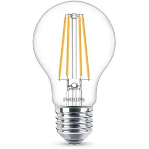 Comparateur de prix : Ampoule led à filement 8,5W E27 2700K chaud A60 cl nd RFSRT4 Philips
