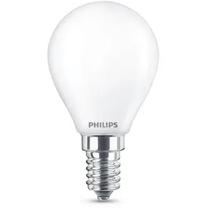 Comparateur de prix : Ampoule Led Sphérique E14 25w Blanc Chaud Dépolie - Philips