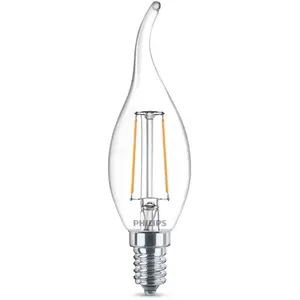 Comparateur de prix : Ampoule LED - PHILIPS - Classic 76319000 - E14 - 2 W - Blanc chaud - A++