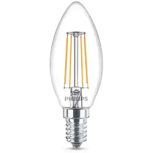Comparateur de prix : Philips - Ampoule led Retro Filament E14 4,3W =40W 2700K 470lm bougie