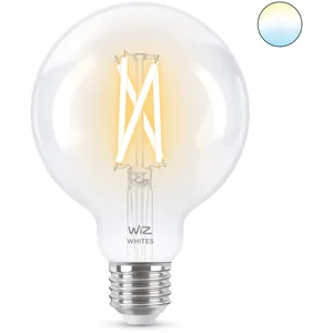 WIZ G95 Whites Ampoule Connectée Wi-Fi Blanc Chaud/Froid E27