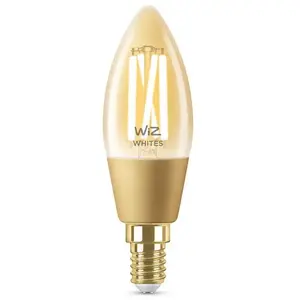 Comparateur de prix : WiZ Wiz - C35 Amber Candle E14 Tunable Filament - Smart Home