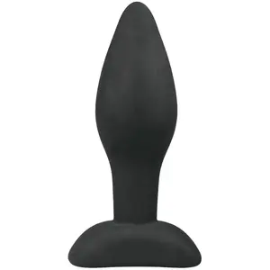 EasyToys Plug anal noir en silicone - Small pas cher