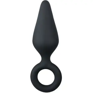EasyToys - Plug anal noir avec anneau - MediumVendu paradam-et-eve