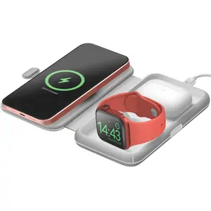 Comparateur de prix : Chargeur de voyage sans fil Xtorm pliable 3 en 1 MagSafe Gris