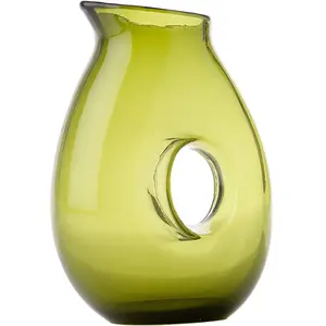 Pols Potten - Carafe Jug - Vert - Verre soufflé bouche - Designer Pols... pas cher