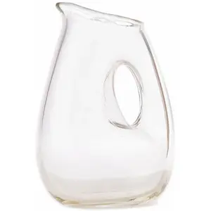 Pols Potten - Carafe Jug - Transparent - Verre soufflé bouche - Design... pas cher