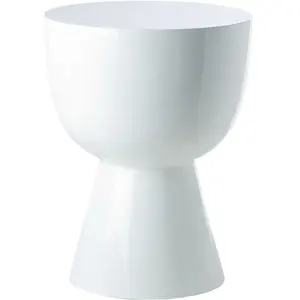 Tabouret blanc laqué Tip Tap - Pols Potten pas cher