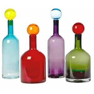 Pols Potten - Carafe Bubbles - Multicolore - Verre teinté dans la mass... pas cher