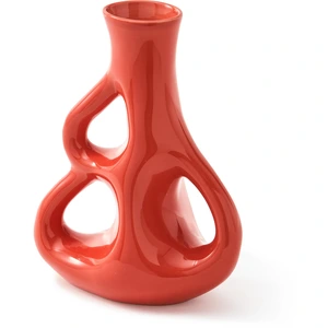 Vase à trois oreilles en grès rouge 17x9x21cm - pols potten pas cher