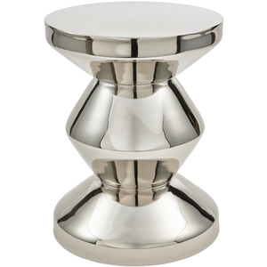 Pols Potten - Tabouret Zig Zag - Argent - Métal pas cher