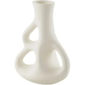 Pols Potten - Vase Three Ears - Blanc - Grès émaillé - Designer Norman...Vendu parmade-in-design