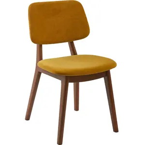 Pols Potten - Chaise rembourrée Happy Days - Jaune - Frêne