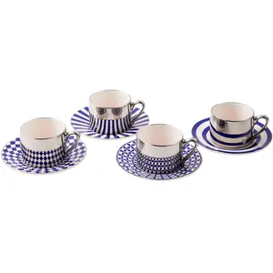 Pols Potten - Tasse à espresso Aunty - Bleu - PorcelaineVendu parmade-in-design