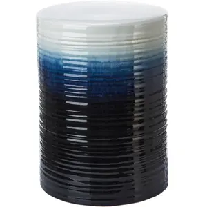Pols Potten - Table d'appoint Tabouret céramique - Bleu - Céramique émailléeVendu parmade-in-design
