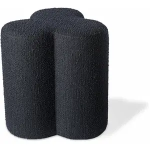 Pols Potten - Pouf Pouf forme - Bleu - Tissu boucletteVendu parmade-in-design
