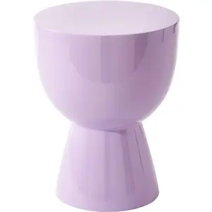 Pols Potten - Tabouret Tabouret plastique - Violet - Polyester laqué pas cher