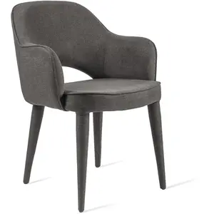 Chaise en tissu gris Cosy - Pols Potten