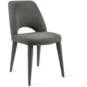 Chaise en tissu gris Holy - Pols Potten pas cher