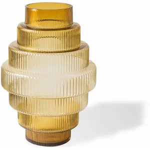 Petit vase en verre orange Steps - Pols Potten