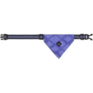 Collier pour chien avec bandana QHP Violet M 5562-PSU pas cher