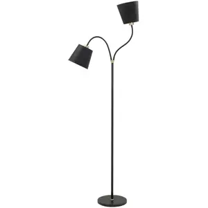 HighLight Texas lampadaire, noir, à deux lampes pas cher