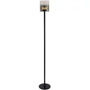 HighLight Salerno lampadaire LED, 2 700 K, noir/smoke pas cher