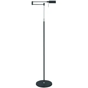 HighLight Lampe sur pied LED New Bari, noir, hauteur 139 cm, métal, va... pas cher