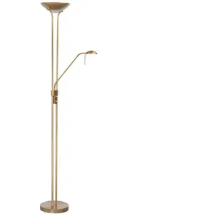 HighLight Lampadaire à éclairage indirect LED variable Lunaria avec lampe de lecture LEDVendu parluminaire