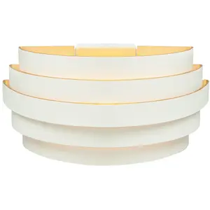 HighLight Applique murale Scudo, blanc, largeur 25 cm, aluminium, G9 pas cher