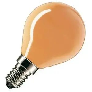 Ampoule à Incandescence Sphérique | Petite Culot E14 | 25W OrangeVendu parampoulepascher